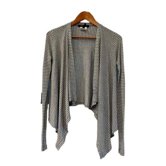 BCBGMAXARZIA lyocell blend striped cardigan - Picture 1 of 8